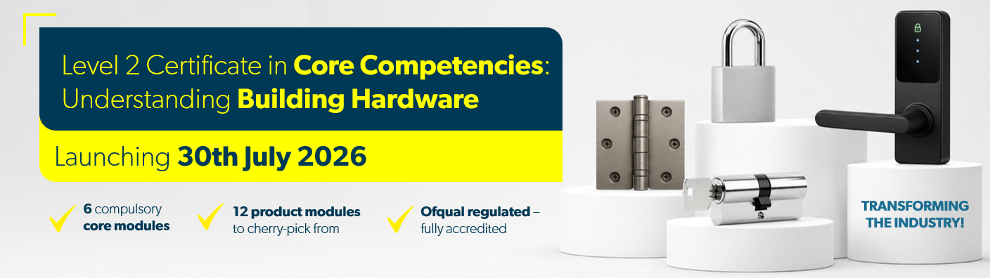DHF Core Competencies: Understanding Building Hardware training programme